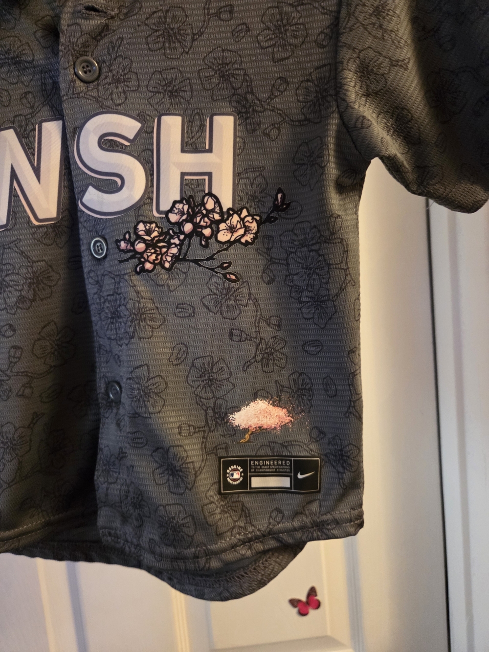 Washington Nationals Cherry Blossom City Connect Jersey by NIKE 2t kids toddler - Picture 4 of 7